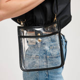 Beckham - Clear Crossbody: Black