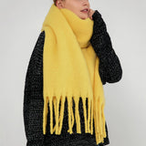 Soft Mohair Feel Scarf - Cozy Winter Wrap_CWASC0323: ROYALBLUE / (OS) 1