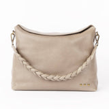 Shay Pebbled Crossbody Bag: Chocolate