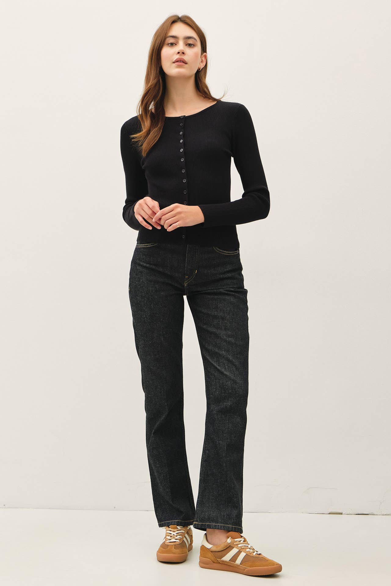 Ribbed Cardigan