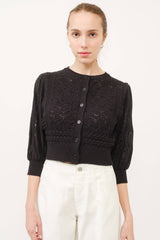 Lt Blue Cardigan Sweater
