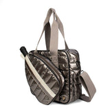 Pickleball Puffer Tote Bag Gunmetal Grind