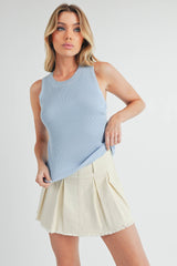 Soft Pink Tank Sweater