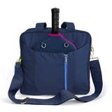 Pickleball Bag 3-in-1 Tote, Crossbody, Backpack : Black