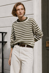 Soft Touch Textured Stripe Sweater