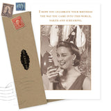 Naked And Screaming Birthday Card