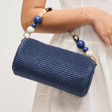 Rachel - Straw Clutch: Natural