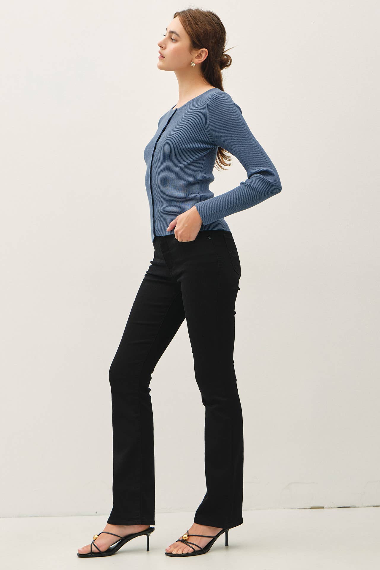 Ribbed Cardigan