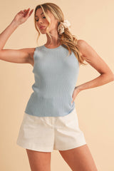 Soft Pink Tank Sweater