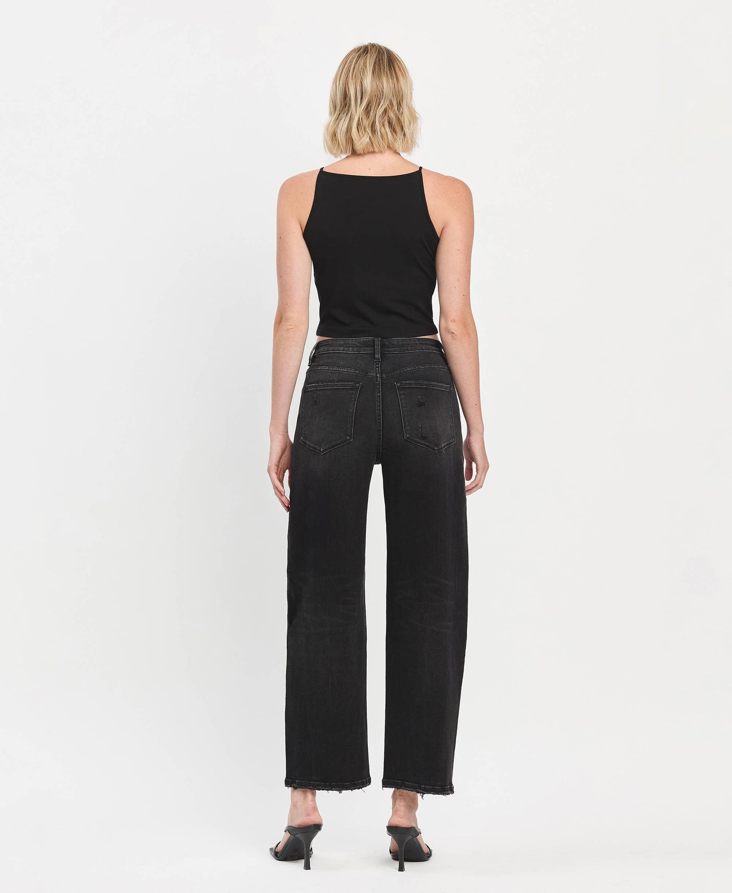 Super high rise barrel pant