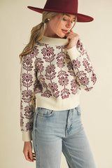 Floral Sweater