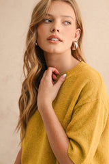 Bannana Short Sleeve Sweater