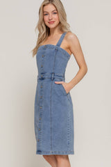 Stretch Denim Dress