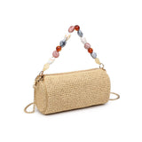 Rachel - Straw Clutch: Natural