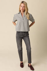 Plaid Blouse
