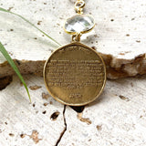 Lord’s Prayer necklace religious Christian vintage God