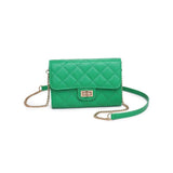Winona Quilted Multi-Compartment Crossbody: Oatmilk