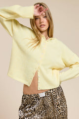 Essential Button Down Cardigan Top