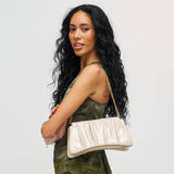 Erie Shoulder Bag: Burgundy