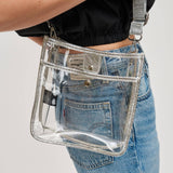 Beckham - Clear Crossbody: Black