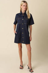 Demi Denim Shirt Dress