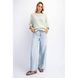Baggy linen jeans