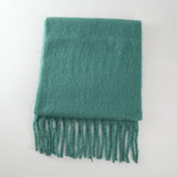 Soft Mohair Feel Scarf - Cozy Winter Wrap_CWASC0323: Yellow / (OS) 1