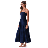 Navy 100% Cotton Dress