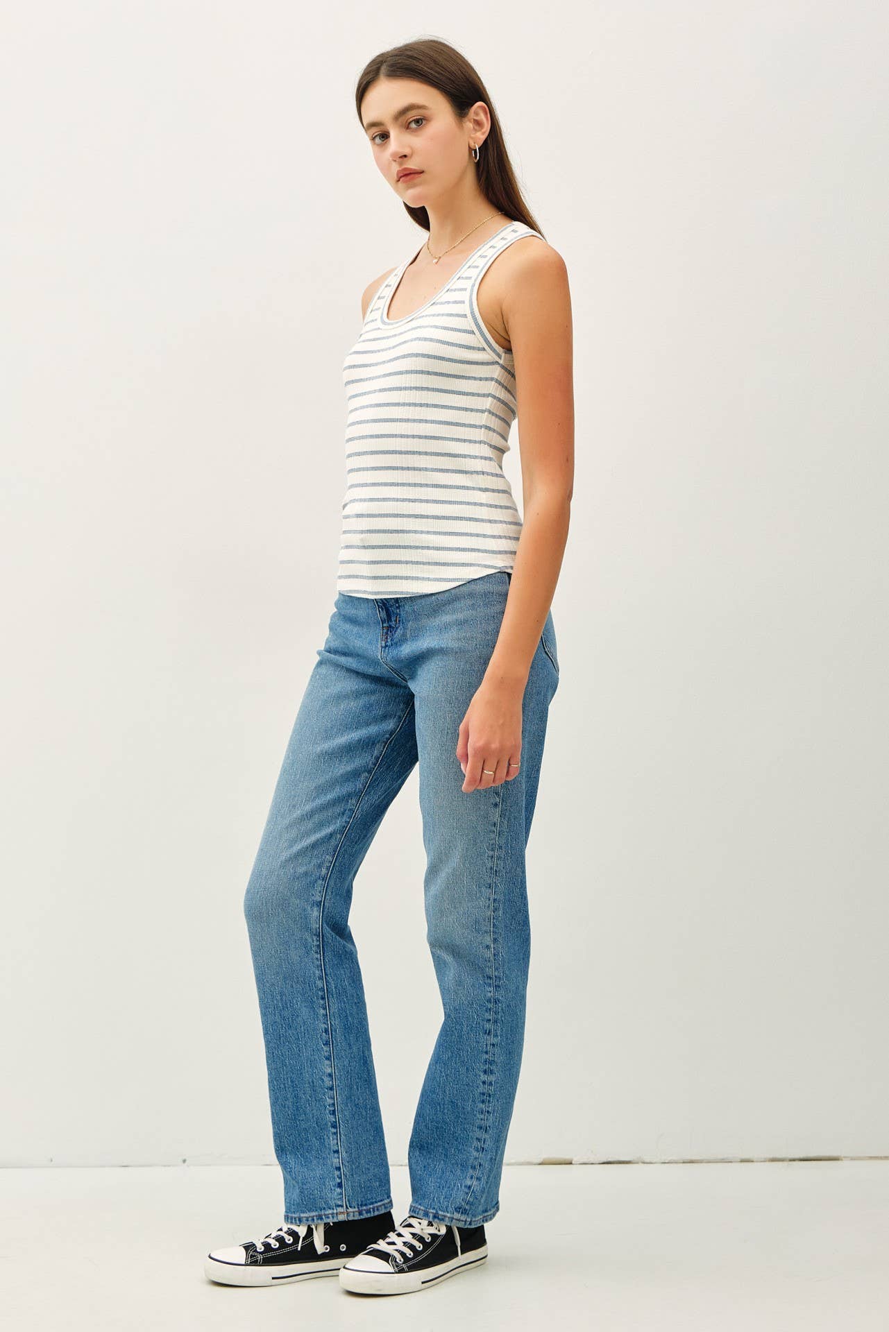 Striped rib tank