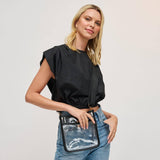 Beckham - Clear Crossbody: Black