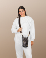 Drink Carrier Crossbody Bag Espresso