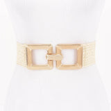 Metal Buckle Elastic Belt: KH