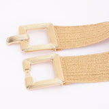 Metal Buckle Elastic Belt: KH
