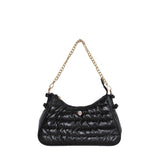Puffer Shoulder or Crossbody Bag Black