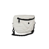 Nina puffer Crossbody Shoulder Belt Bag Vanilla Cream