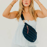 Jolie Puffer Bum Bag: Olive