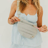 Jolie Puffer Bum Bag: Olive