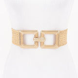 Metal Buckle Elastic Belt: KH
