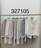 Coastal Breeze Knit Hoodie: Beige / Contemporary / L