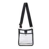 Beckham - Clear Crossbody: Black
