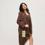 Brianna 2.0 Cell Phone Crossbody: Red