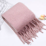 Soft Mohair Feel Scarf - Cozy Winter Wrap_CWASC0323: LIGHTPURPLE / (OS) 1
