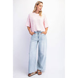 Baggy linen jeans