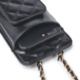 Brianna 2.0 Cell Phone Crossbody: Black