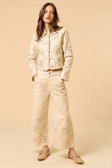 Motif Long Sleeve Jacket
