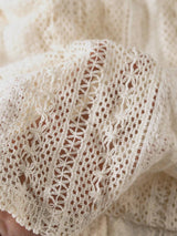 Lace V-Neck Button Down Blouse