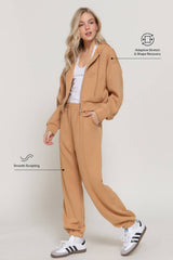 Long Sleeve Soft Modal Scuba Hoodie Jacket