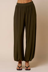 Relax Fit Balloon Pants : Black / L