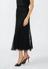 Lace Slip Maxi Skirt