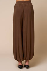 Relax Fit Balloon Pants : Black / L